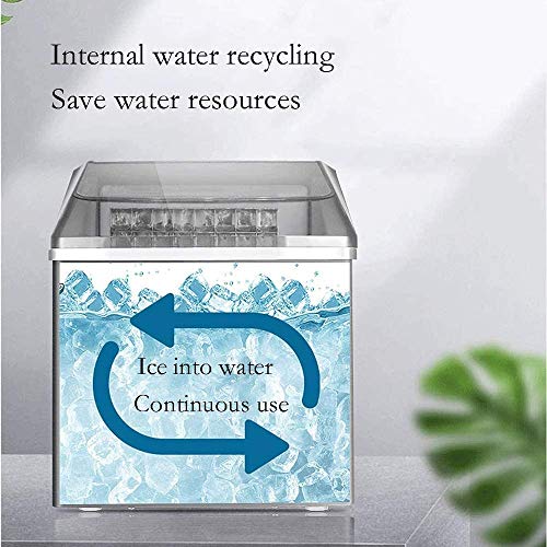 Fabricadora de hielo acero inoxidable 12-20 min rápida miniatura 3