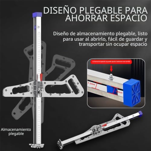 Cortadora plegable para paneles de yeso que soluciona los cortes torcidos 4