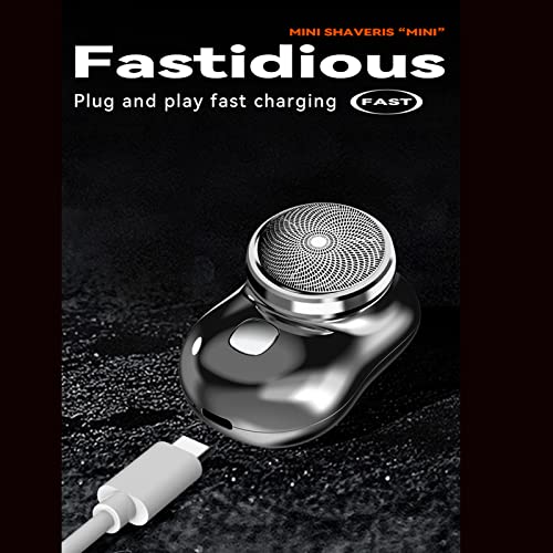 Electric Razor For Men, Newest Mini-Shave Portable Electric Shaver, Pocket Size Portable Shaver Wet And Dry Mens Razor Usb Rechargeable Shaver Charging Easy One-Button Use Suitable For Home,Car,Travel #TOP3