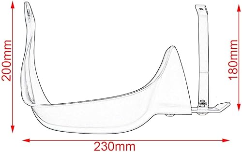 Miniatura 6 de for Kaw&asaki Z900 Ve&rsys- 650 1000 Z 900 Handle Bar Hand Guard Handguard Protector Brake Clutch Protector Wind Shield Handguards