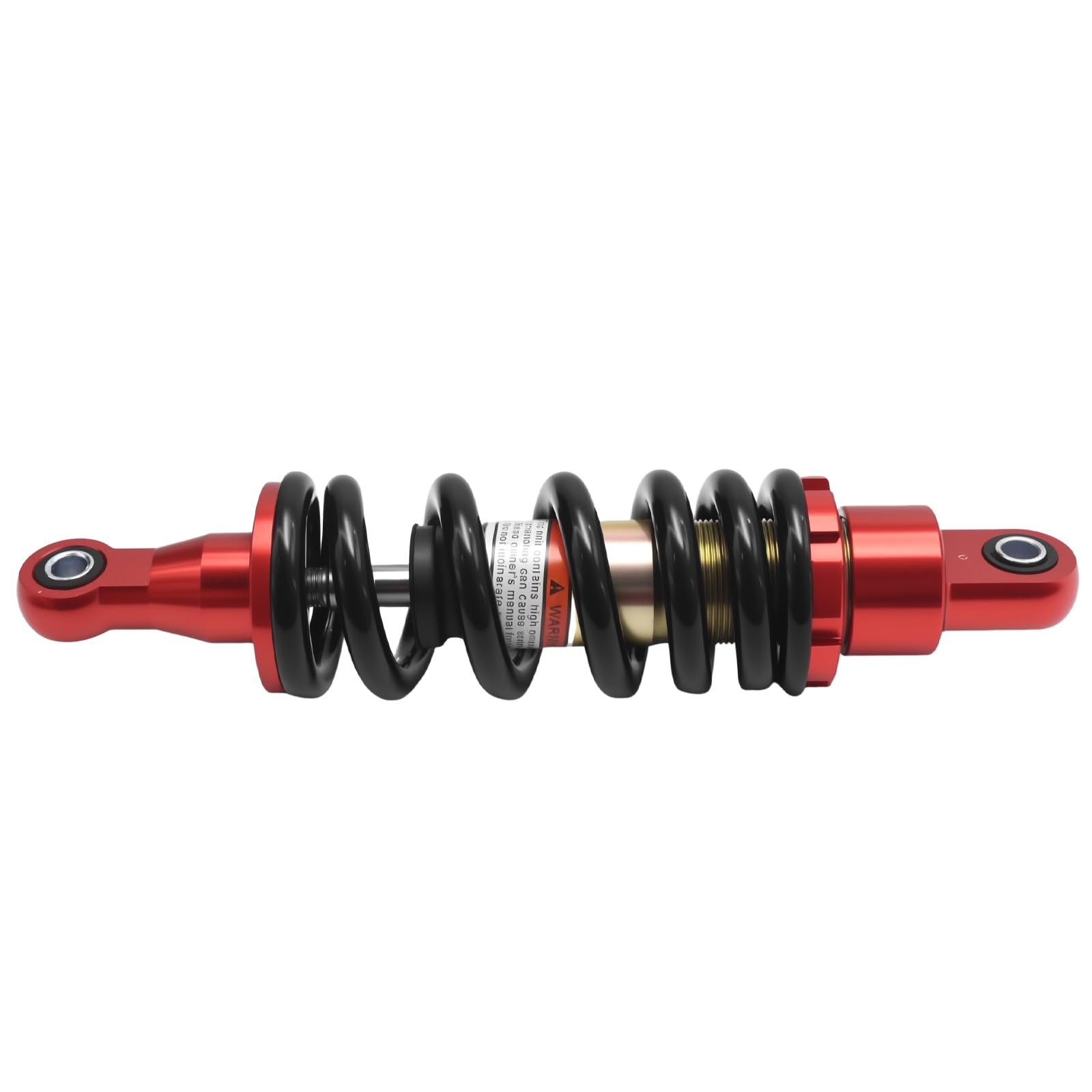 Hoypeyfiy 270 mm 980 lb 10 mm Bohrung Motorrad-Stoßdämpfer Hinten, Universeller Moped-Federstoßdämpfer, geeignet für 70 ccm, 90 ccm, 110 ccm, 125 ccm, 150 ccm Dirt Pitbikes