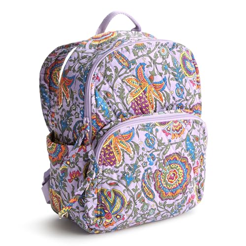 Vera Bradley Mochila pequeña Banbury de algodón prémium para mujer, Marrakesh, Talla única
