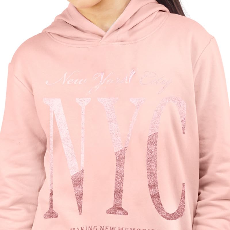 Image of ARIEL Girls Cotton Hooded Sweatshirt(Pack of 1)