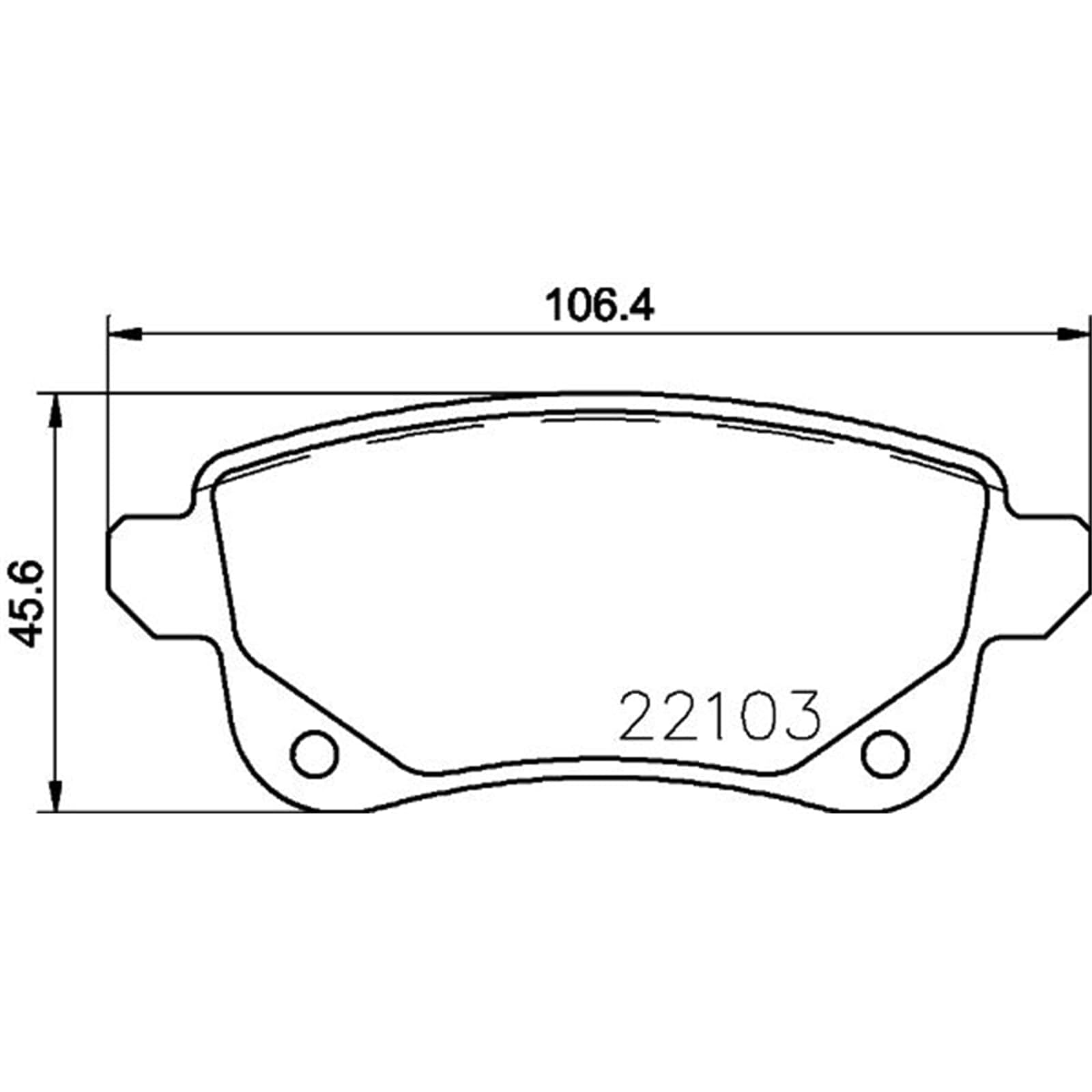 BREMBO P 68 064 Plaquette de Frein