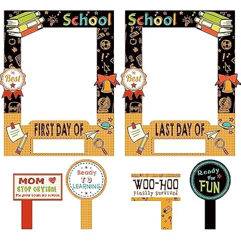 Back to School Photo Booth Frame Set Cover