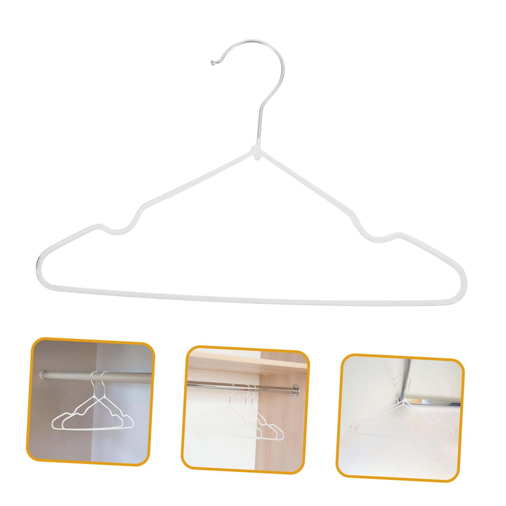 20 Piezas Perchas Antideslizantes para Ropa Infantil Resistentes Marcas de Unidades para Recién Nacidos para Colgar y Secar Prendas de Niña Armarios