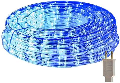 HEI LIANG LED Rope Lights, 120V Waterproof LED String Lights for Patio, Backyard, Garden, Wedding, Christmas Party, Indoor and Outdoor Decoration (Warm White)