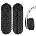 Yizhet Copri Cuffie Monouso,100 Pezzi Fodere Cuffie Monouso Elastiche Cover Cuffie Copri Auricolari Antipolvere Copri Cuffia Non Tessuto di Ricambio Estensibile (Nero, 7-8,5cm)