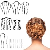 【Material de Alta Calidad】 La pinza de metal para el cabello está hecha de metal de alta calidad, que no se oxida fácilmente, el revestimiento de la superficie no se cae fácilmente y la superficie es lisa. Y además son muy ligeros y no pesan sobre el pelo. Se puede utilizar durante mucho tiempo.
