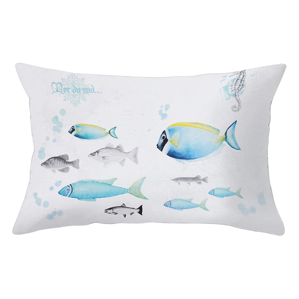 Federe Cuscini Divano 1 Pezzi Velluto Fodera per Cuscino Quadrato con Cerniera Invisibile Stampa Solo Fronte Decorativo Copricuscini Divano per Letto Auto 50x70cm(Albero di Natale in auto di Natale