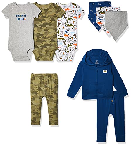 Carter's baby-boys 9-piece Basic Gift SetT-Shirt Set