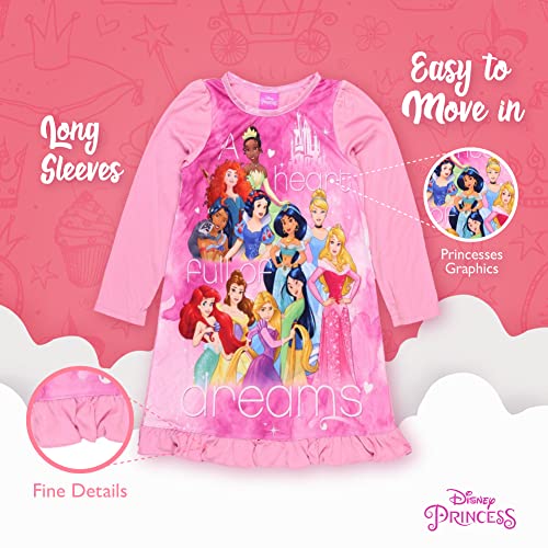 Disney Girls’ Big Princess Nightgown, Multi-Pink, 8 #TOP3