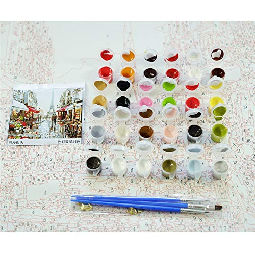 ERYUE DIY Peinture en chiffres The Beatles – Hommage et image de couverture peinture par numeros pour adultes Avec pinceau et peinture acrylique Peinture à l’huile50x70cm(Pas de cadre) - Les Beatles, Paul McCartney, John Lennon, RIngo Starr, George Harrison ERYUE DIY Peinture en chiffres The Beatles - Hommage et image de couverture peinture par numeros pour adultes Avec pinceau et peinture acrylique Peinture à l'huile50x70cm(Pas de cadre) – Image 4