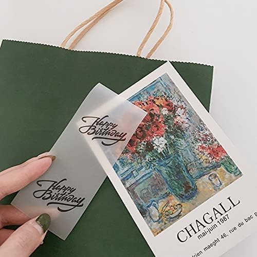 Miniatura 14 de Phomemo Papel térmico semitransparente, autoadhesivo para Phomemo M02M02 ProM02SM03, mini impresora de bolsillo, 1.969 in x 8.2 ft, diámetro 1.181