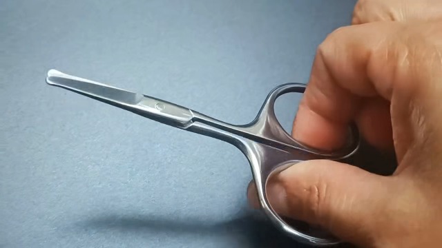 Amazon.com: Hdama Nose Hair Scissors, Safety Blunt Tip, Facial Ear