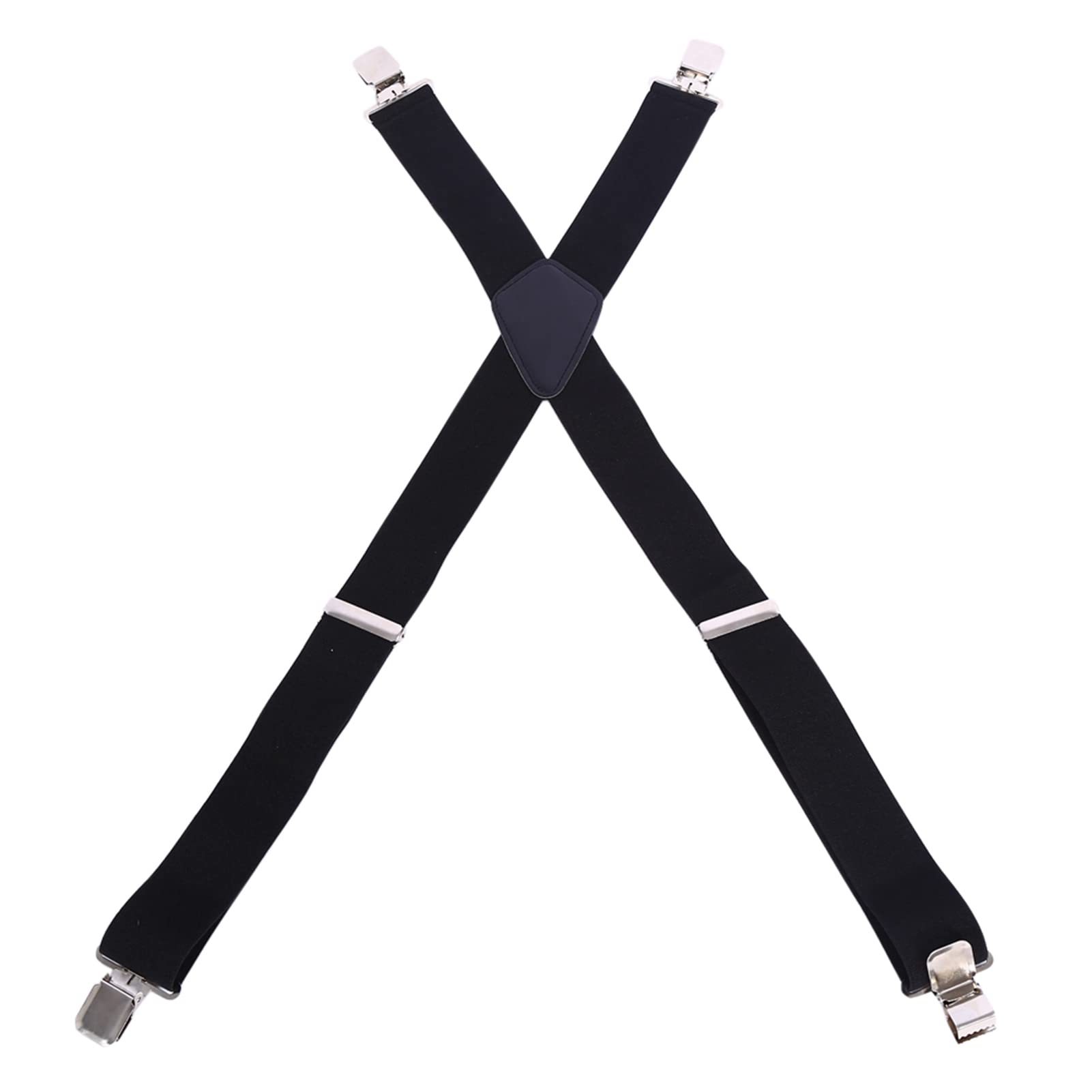 AkozonMen's 50mm Criss-Cross Pant Suspenders, Adjustable Elastic Y-Shape Adjustable Durable Suspenders X 50mm Men