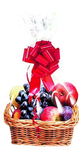 Purple Q Crafts Clear Basket Bags, 10 Pack, Clear Cellophane Wrap For Baskets & Gifts 18"X 30" 1.5 Mil Thick Easter Basket Bags(10) #TOP1