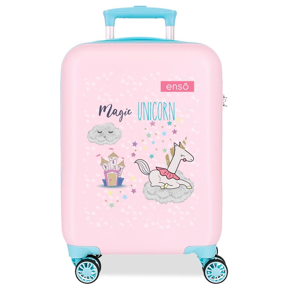Nature Valise De Cabine Blanche 40 X 55 X 20 Cm Rigide Abs Fermeture