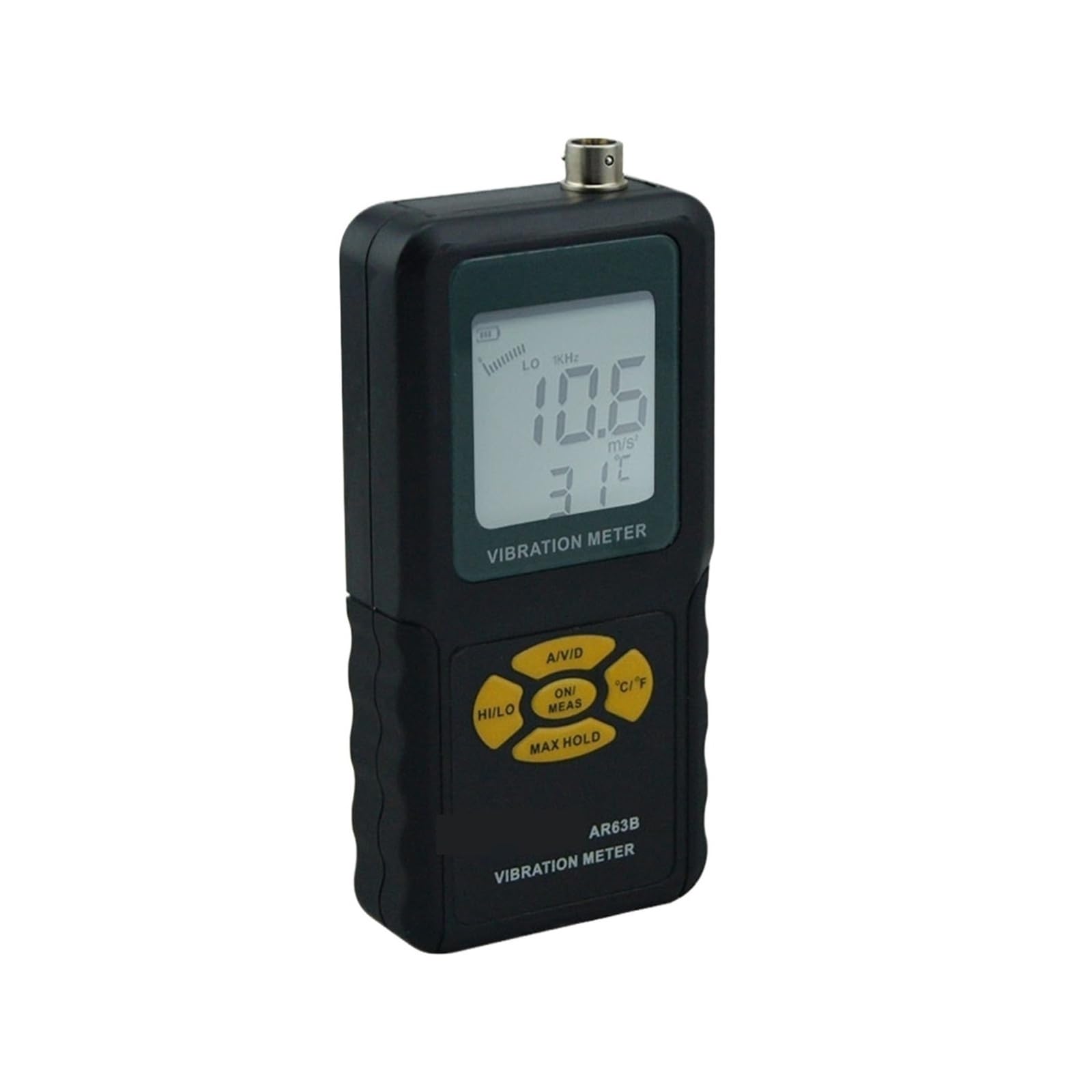 Vibrationsmesser, AR63B Vibrationsmessgerät Digitaler Präzisions-Tester Analyzer Vibrometer Geschwindigkeits-Beschleunigungs-Wegmessung