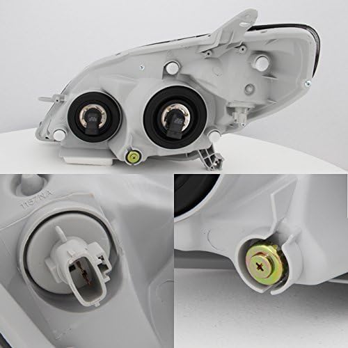 AKKON - For 2003 2004 2005 2006 2007 2008 Toyota Matrix Headlight Lamp Passenger/Right Side Direct Replacement