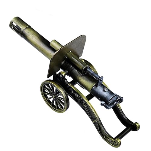 TIETHEKNOT Mini Cannon Model Ornaments Rewinding Device Decorative Ornaments Alloy Material Firecracker Cannon
