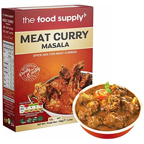 Meat Masala 100g, The Food Supply Blend, Premium Artisan Spice Mixes, All Natural & No Artificial Colours, Great Taste Award Winner 2022 Cover