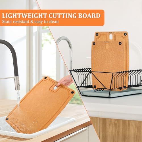 Barenthal 0897C1261A01 Cutting Boards For Kitchen Dishwasher Safe Eco-Friendly Composite Cutting Board Set Of 2,Reversible Chopping Board thumb #3