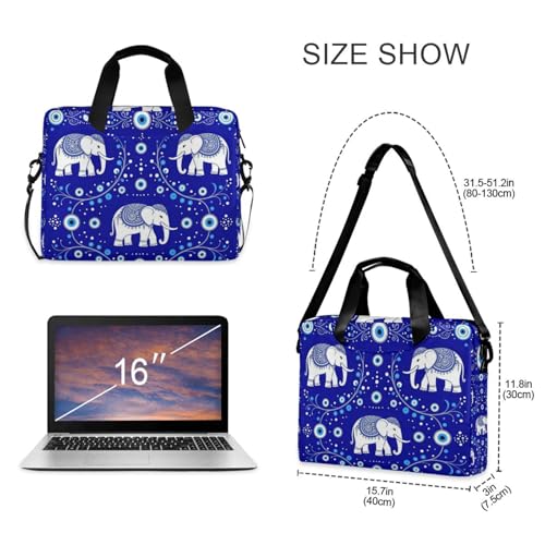 Funda para Laptop Travel 15.6" Azul con Elefantes miniatura 5