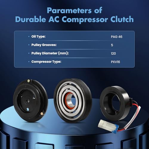 Image of ECCPP AC Compressor Clutch 2006-2010 For Chevrolet Cobalt 2.2L