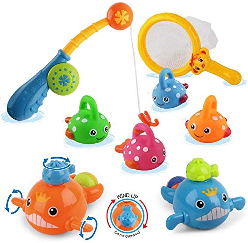 Jouets De Bain Pour Bebe Sans Moisissure Jeux De Peche Pour Piscine D Eau Baignoire Jouet Pour Tout Petits Enfants Filles Et Garcons Age 2 3 4 5 6 7 Ans Amusant Bain Bain
