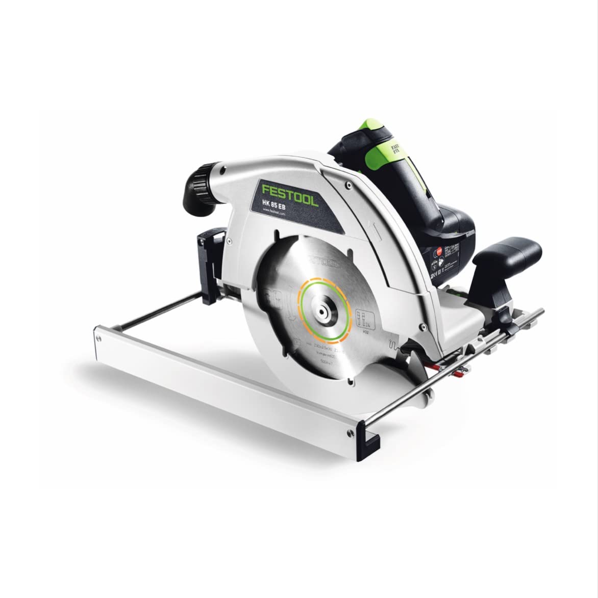 Festool Scie Circulaire Portative HK 85 EB-Plus sur Rail | Profondeur de coupe jusqu'à 85 mm - Compatible rail de guidage - Livrée en Systainer