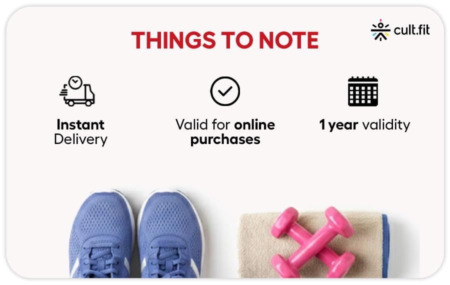 Image of Cultfit | E-Gift Card | Instant Delivery | Valid for online purchase | 1 year validity