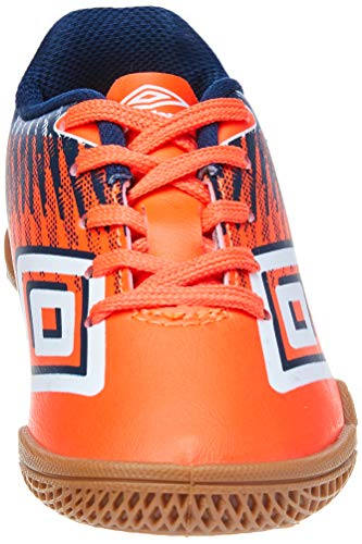 Chuteira Umbro Speed V Jr, Criança Unissex, Coral/Marinho/Branco, 30