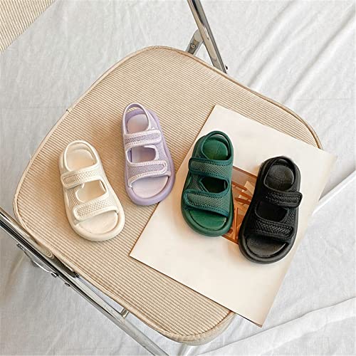 Toddler Girls Boys Open Toe Lightweight Sandals Unisex Kids Summer Two Strap Comfort Soft Anti-Slip Beach Sandals3