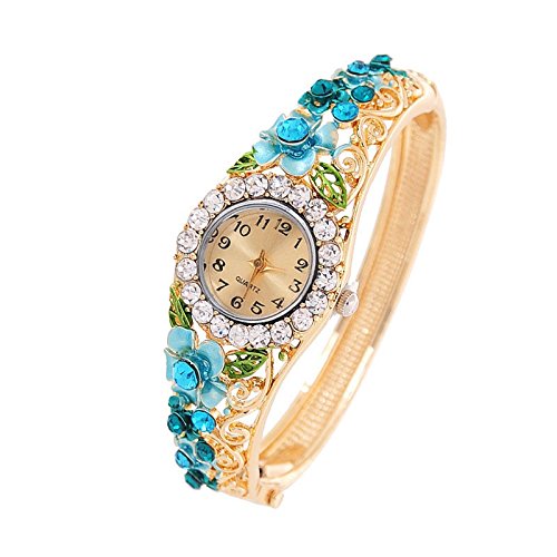Jewels Galaxy Multicolor Gold Plated Charm Bracelet Watch Jewellery For Women & Girls (SMNJG-WTC-9009) (B01N3N9V0X) Amazon Price History, Amazon Price Tracker