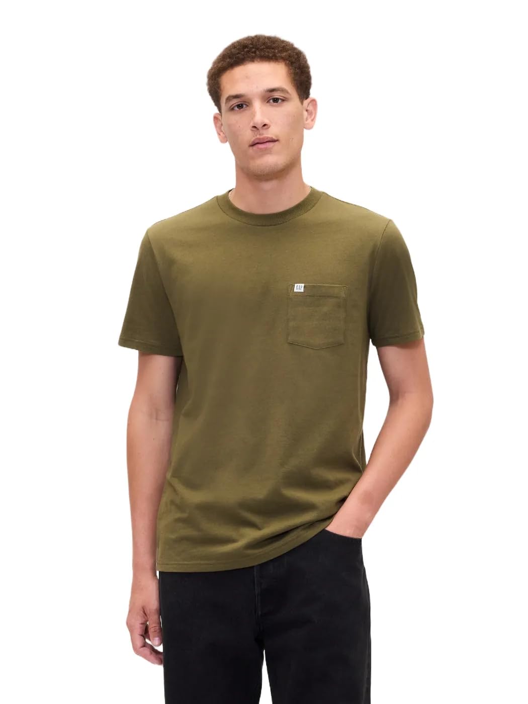 

                                                    GAP Mens Pocket Tee Ripe Olive L