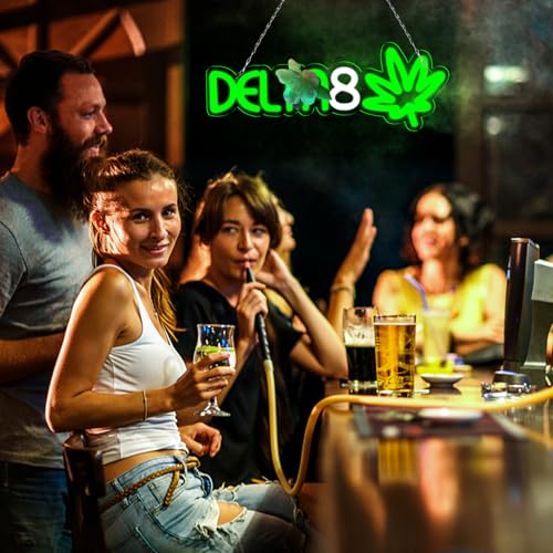 Image of Smoke Shop Neon Sign for Business Store Advertisement,Man Cave Light,Home Bar or Garage Decor,Vibes Light for Pub,Smoking Lounge,5V USB Powered.