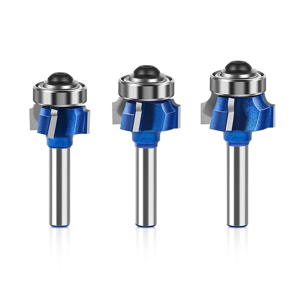 Fresa Z4 para redondear R1 R2 R3, vástago 6 mm, 1/4 o 8 mm