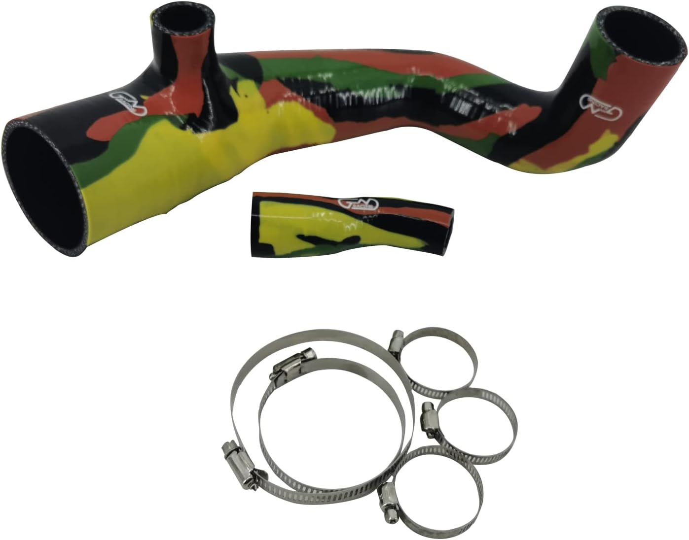Silicone Air Intake Boost Inlet Hose Compatible With MI NI COOPER S R55 R56 R57 2007 2008 2009 2010 2011 2012 (Yellow)
