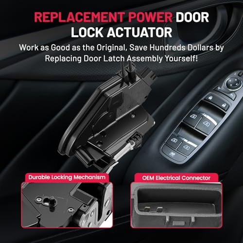 Image of SYERAL Door Lock Latch Actuator RR Rear Right Passenger Side Latch Motor Compatible with Nissan Altima 2013-2018 Replaces 82500-3TA0B, 825003TA0A, 825003TA0B, 82500-3TA0A, SM2046, APDLA0166