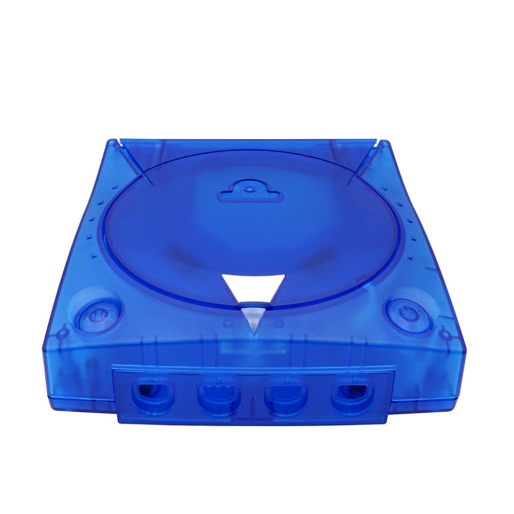 Replacement Plastic Shell Case for Dreamcast DC Retro Console Boxes, Translucent Blue : Video Games