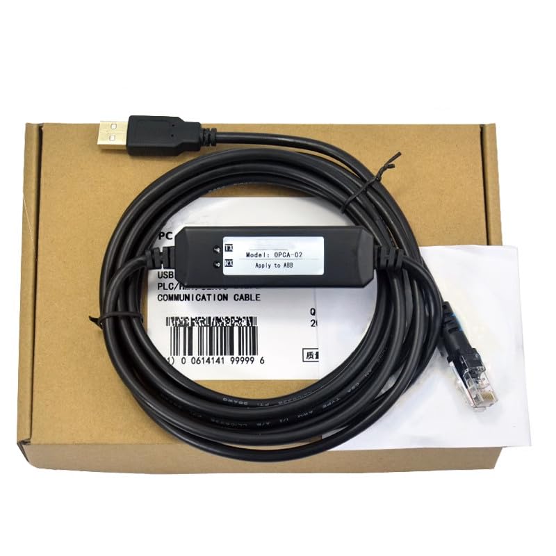 OPCA-02 Applicable ACS355 550 Series Inverter Data Cable Debugging Cable Programming Cable Communication Download Cable Dual Chip Design Industrial Grade 3 Meter