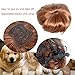 Dog Wig Pet Costumes, Cat Costume Synthetic Accessories Small Dog Headwear for Halloween Christmas Eve Festival Party Decor, Head Wear Apparel Toy (A)