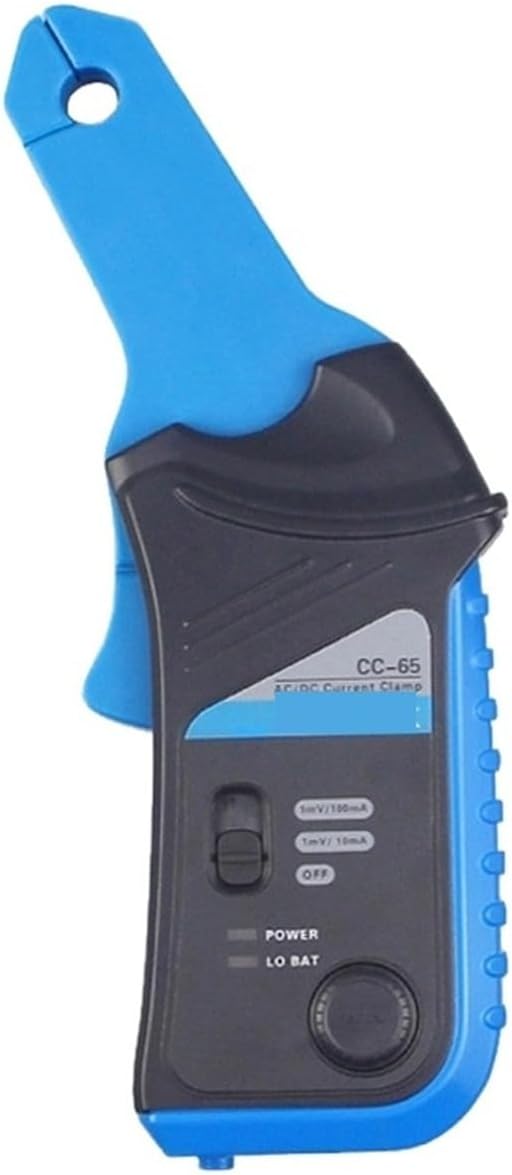 CC-65 CC-800 AC/DC Current Clamp for Oscilloscope 20KH/5KH Bandwidth 1mV/10mA with BNC Plug Oscilloscopi Probe(CC-65)