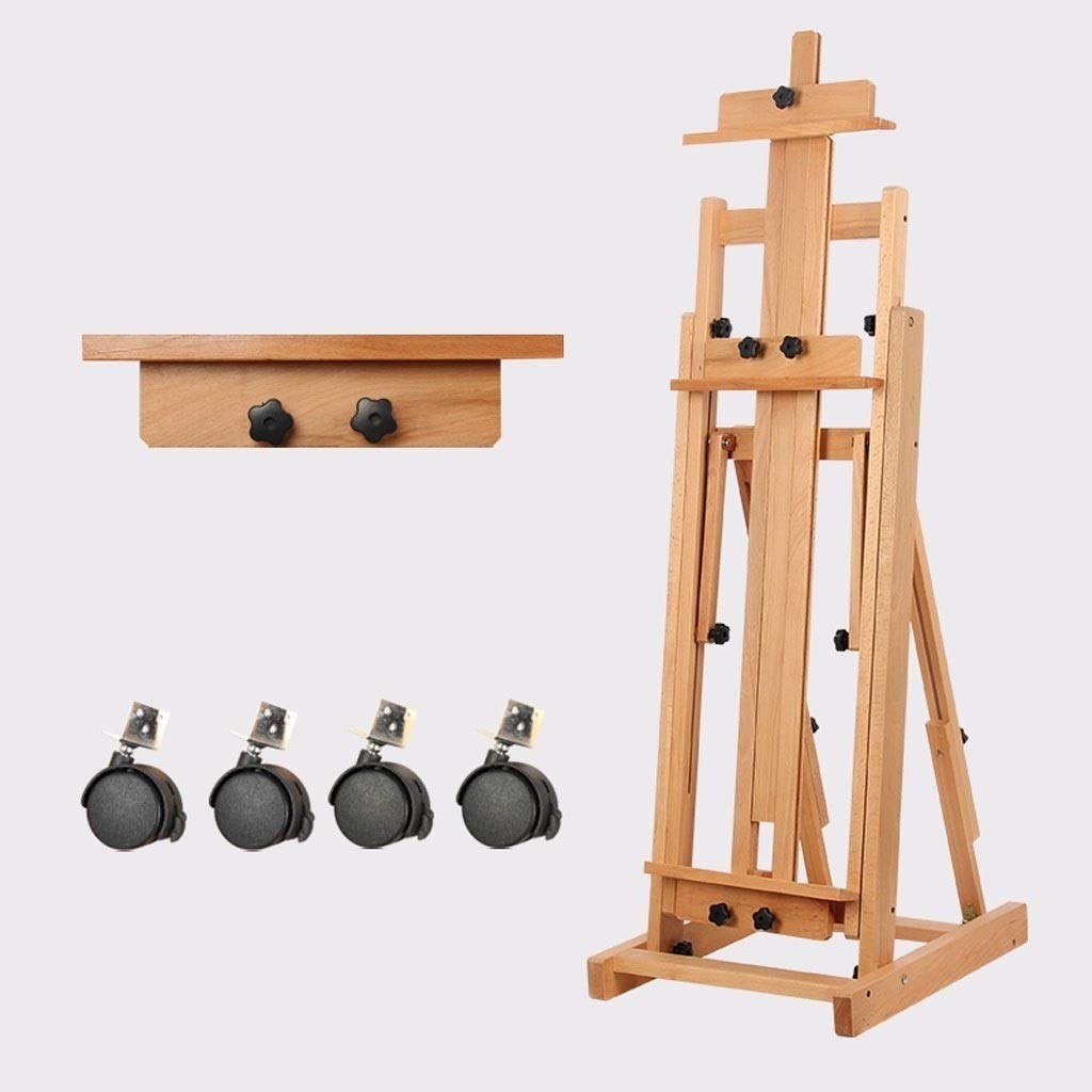 Soporte de pintura grande de haya multifunción para estudio profesional con rueda