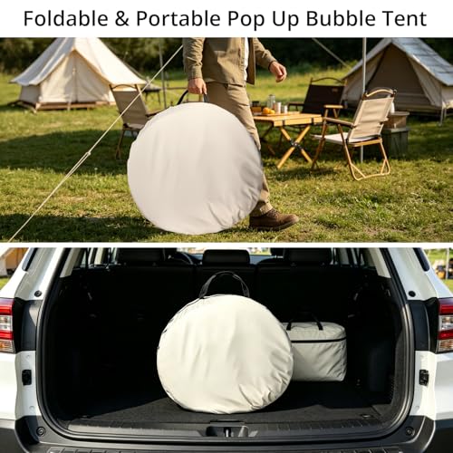 Carpa deportiva Pop Up para 2-4 personas transparente miniatura 4