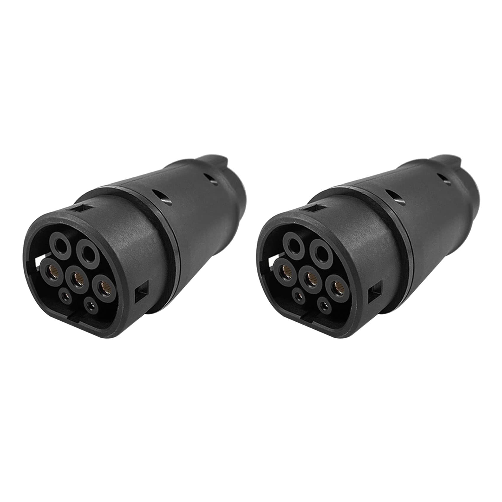 VENEKA 2X EVSE J1772 adapter typu 1 jeden typ 2 gniazdo elektryczne do pojazdu wtyczka ładowarki samochodowej EV adapter IEC 62196 do pojazdu samochodowego