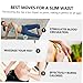 KICHOUSE Body Shaping Twisting Waist Machine Magnetic Rotating Fitness Disc for Household Use Low Impact Exercise Equipment for Core Stability and Weight Loss for All Ages