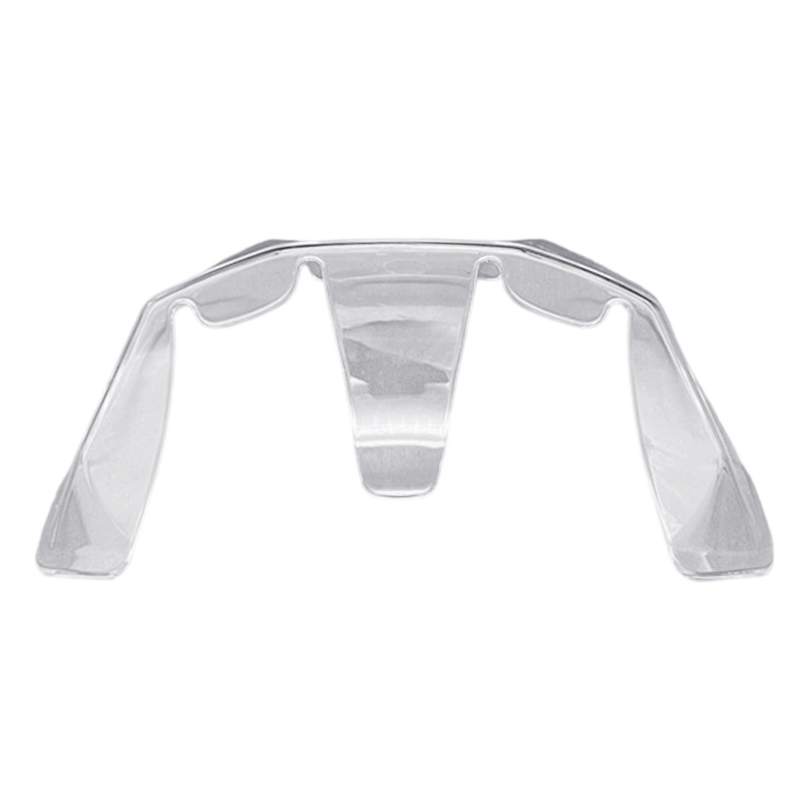 Becquet arrière résistant au vent de course en ABS Installation facile Améliore la stabilité aérodynamique Accessoires de becquet pour casque en ABS