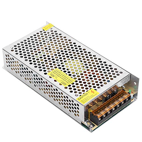 Image of DC12V Switch Power Supply Driver Adapter Aluminum Alloy Transformer for LED Lights and Electronic Devices(S-200-12（12V /16.7A /200W） AC110 /220V±15%)